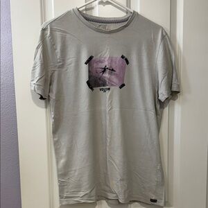 Volcom Light Gray Graphic Tee